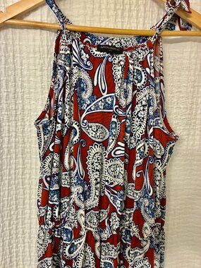 Banana Republic SIZE M Paisley Sleeveless Dress